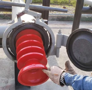 Disc Polyurethane Foaming Pig 2 process